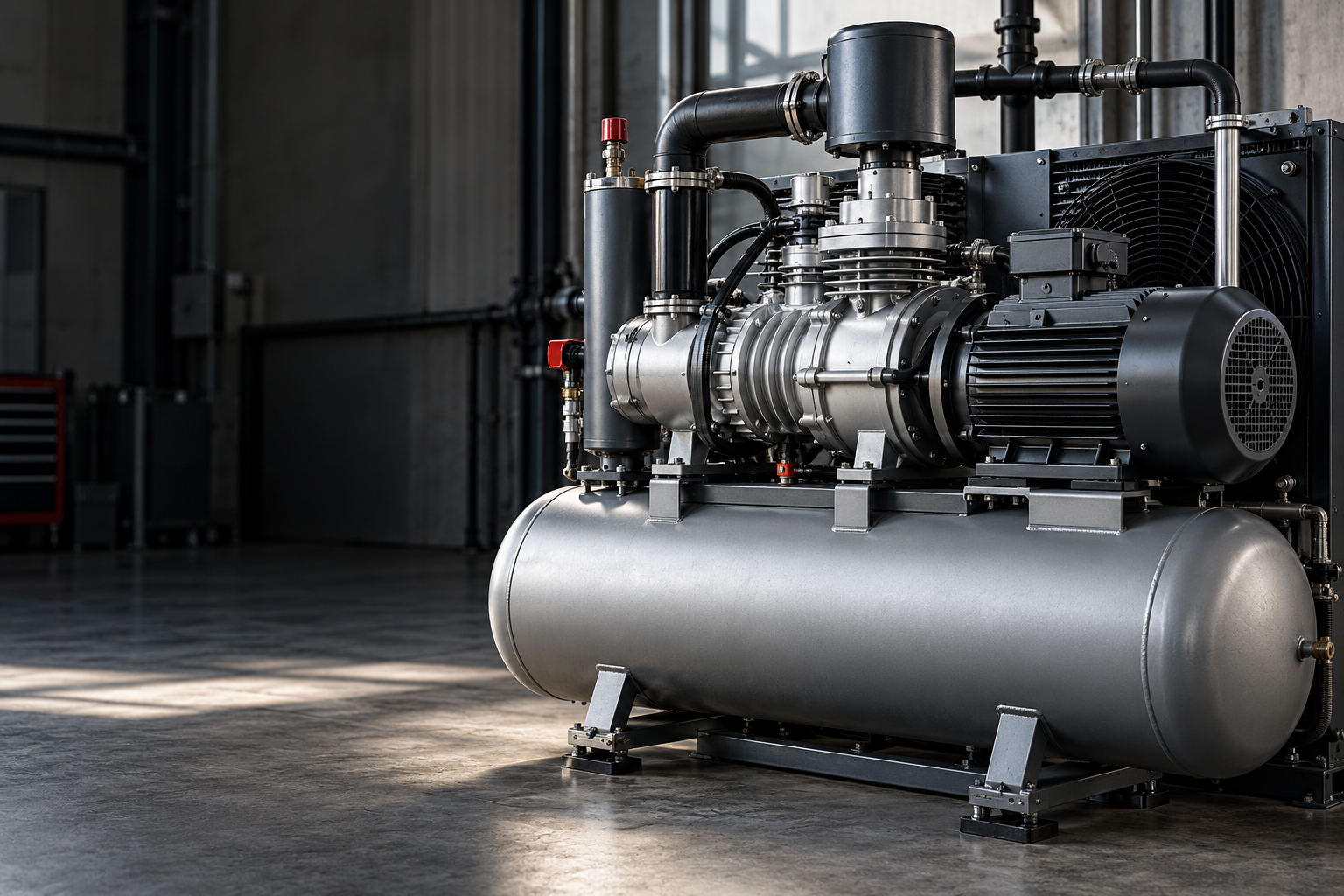 Air compressor application illustration