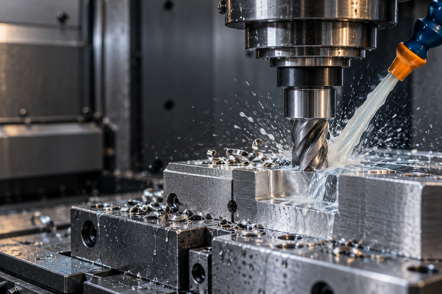 Metal cutting application illustration