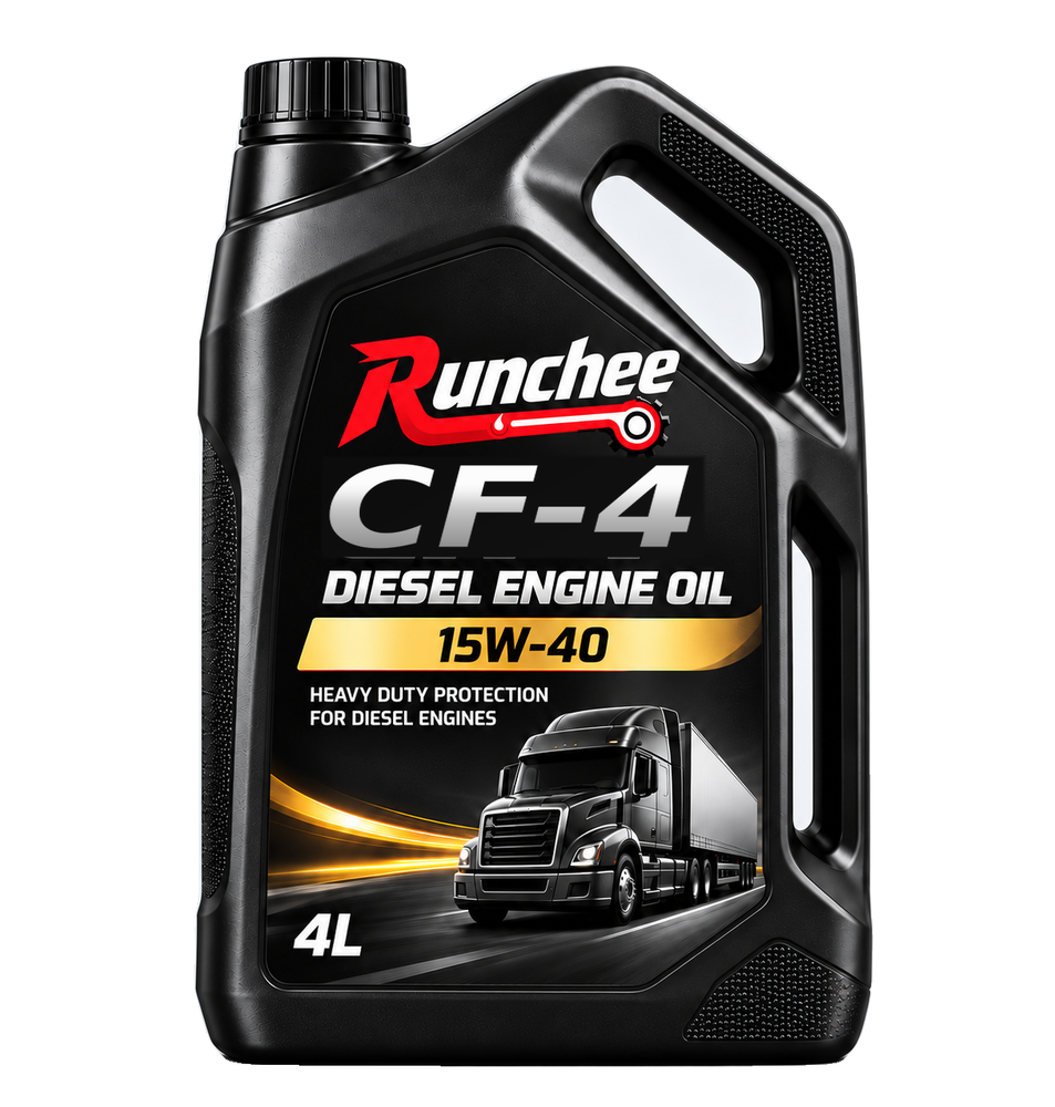 RunChee · CF-4 Diesel Engine Oil · 15W-40 · 4 L