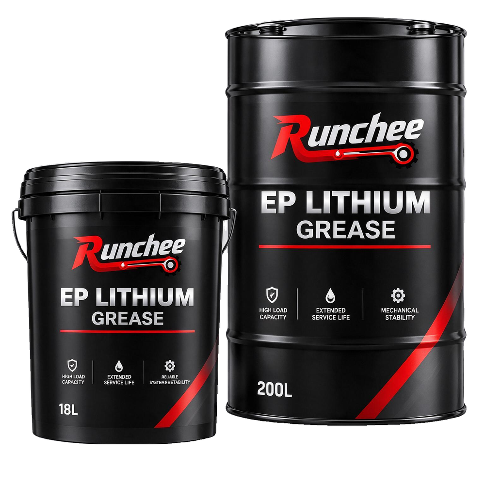 RunChee · EP Lithium Grease · 18 L / 200 L labels